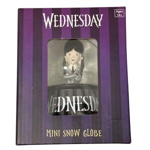 Wednesday Series 1 Collectible Mini Snow Globe Figure NIB NIP Netflix Series